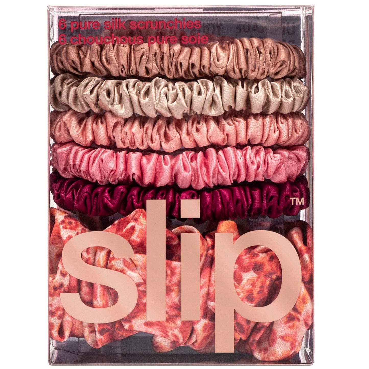 Slip Mixed scrunchies - Flora- 六色