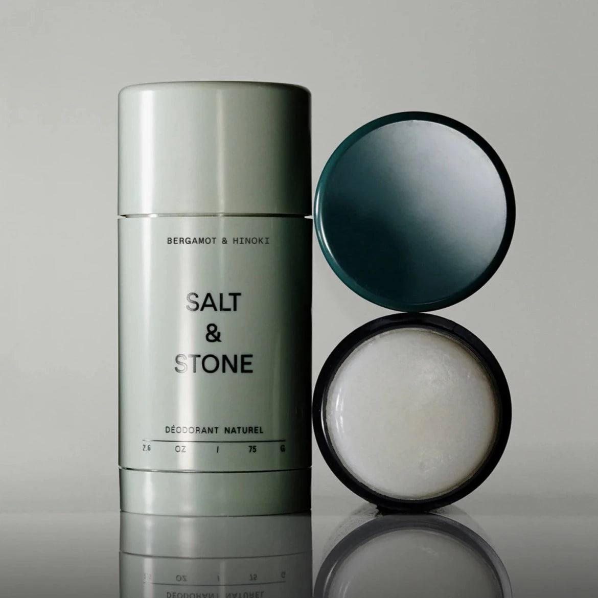 【兩件九折】Salt & Stone 佛手柑+檜木 天然體香劑 - 75g | 強效