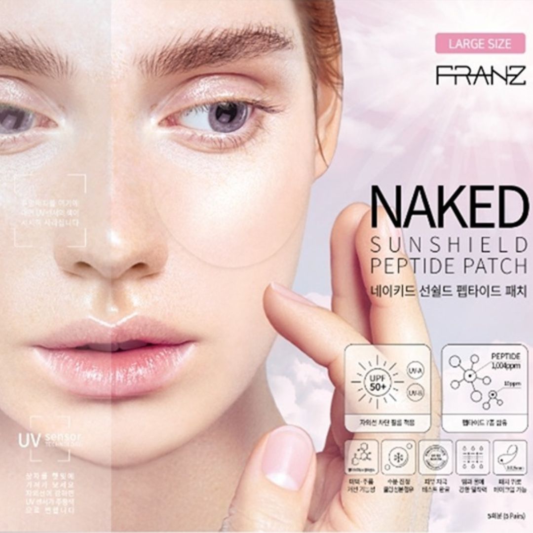 FRANZ Skincare Naked Sunshield Peptide Patch (5EA)