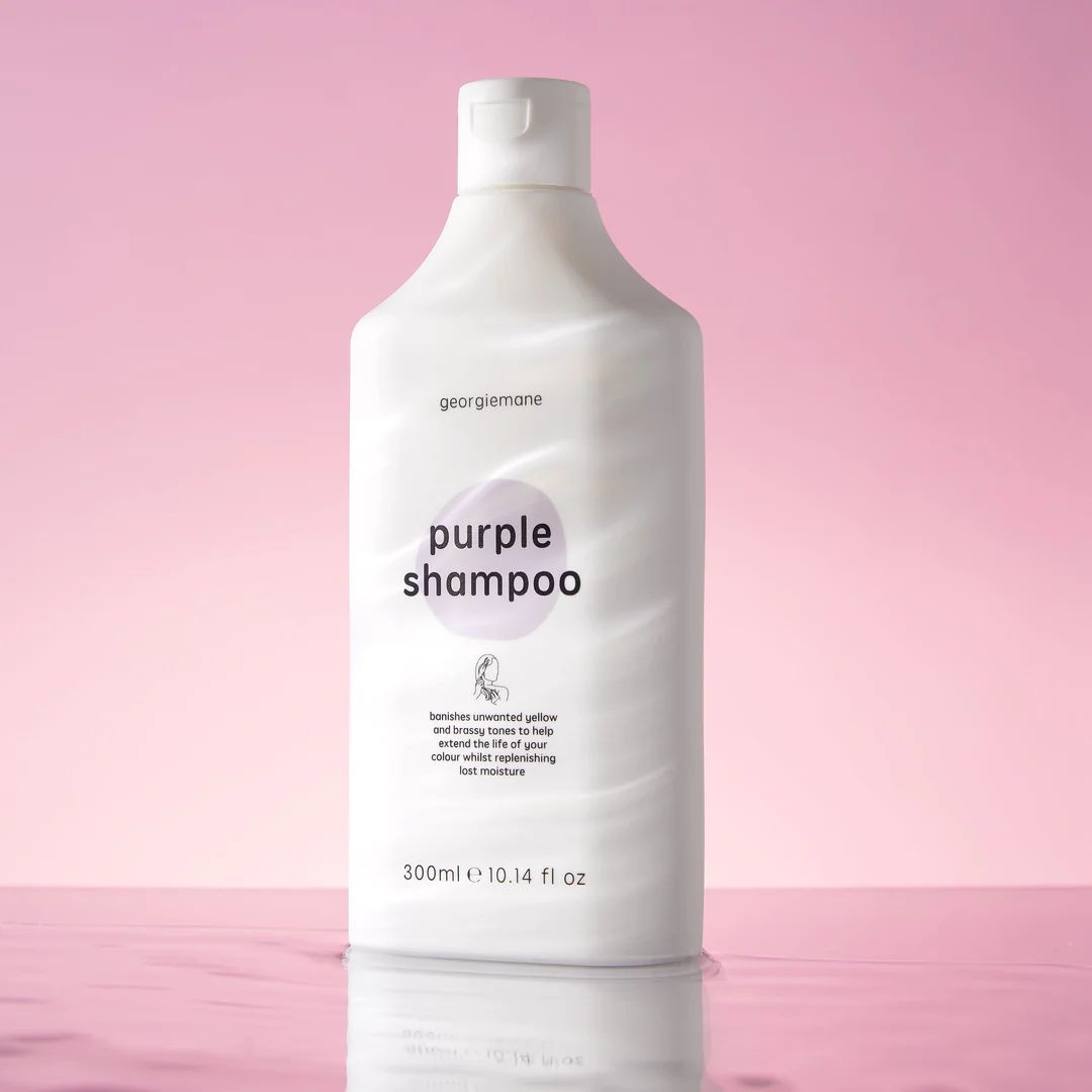 Georgiemane 紫色洗髮水purple shampoo 300ml | 適合漂染頭髮 持久鎖色、去黃