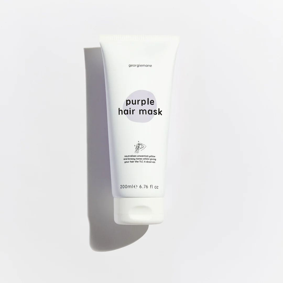 Georgiemane 紫色護髮膜 purple hair mask 200ml | 修護染後受損髮絲