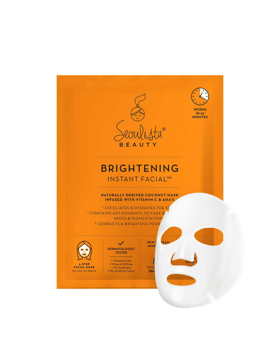Seoulista Beauty® Brightening Instant Facial Multi Pack (3EA)