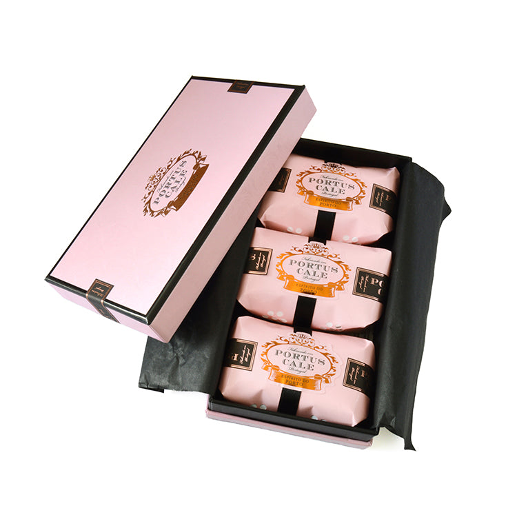Portus Cale 蓮花粉紅香皂套裝 粉紅色 150g x 3