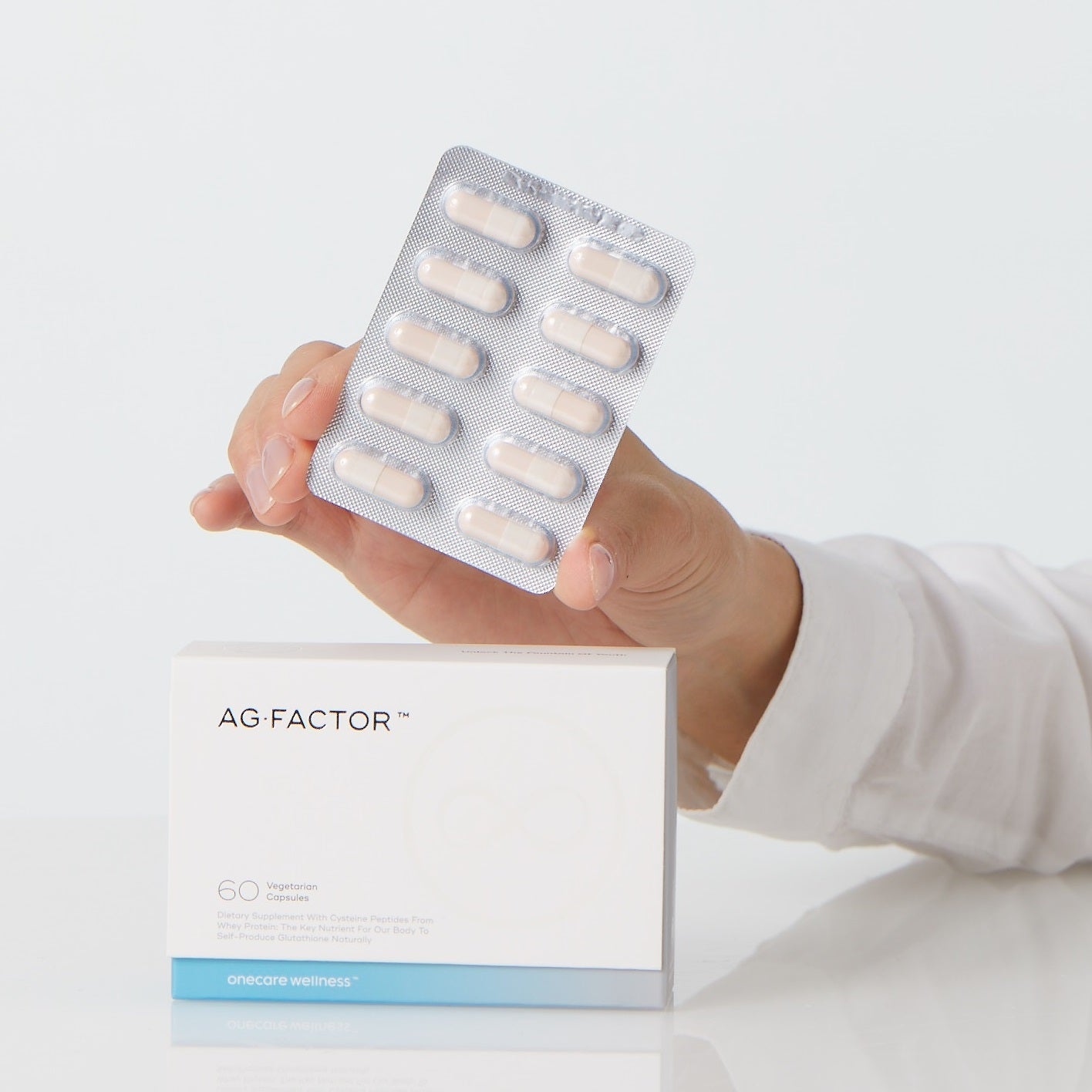 Onecare AG-FACTOR 抗衰老美白保健品 (60粒) | 令肌膚保持年輕